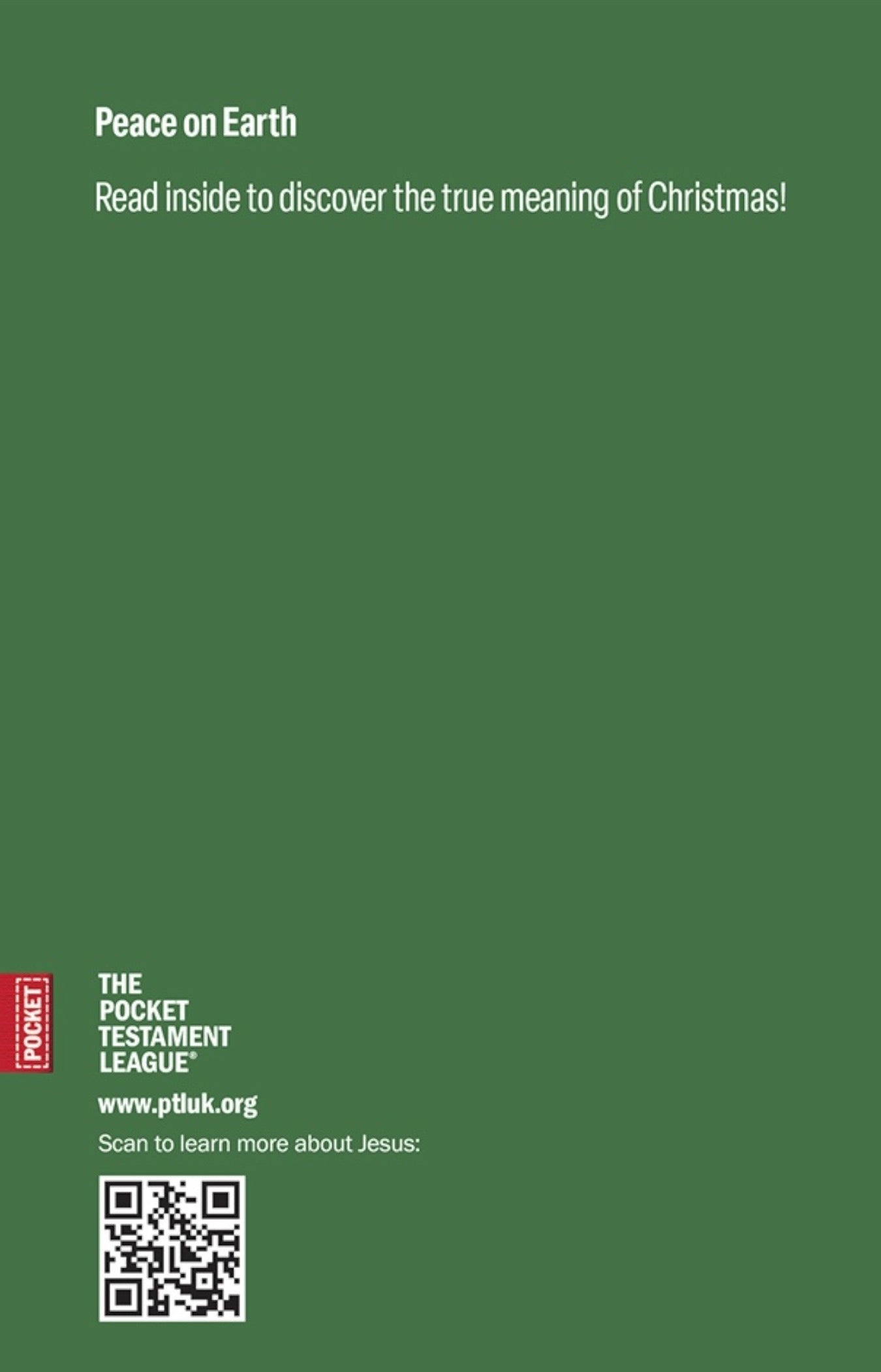 Rauha maan päällä - 50 traktaatin sarja - englanti (NLT) 