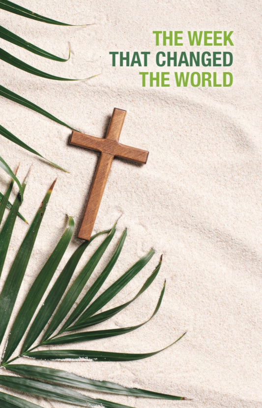 The Easter Story - The Week That Changed The World - Set of 50 Gospel Tracts - English (NLT)