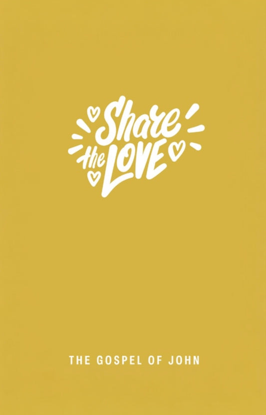 Johannesevangeliet - Dela kärleken - Set med 50 evangelier - Engelska (NIV)